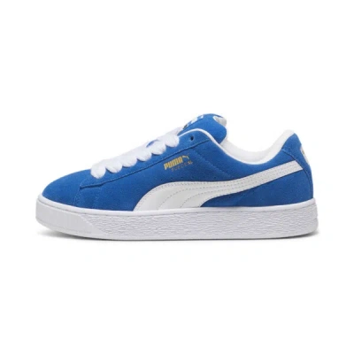 Puma Suede Xl Sneakers In Team Royal- White