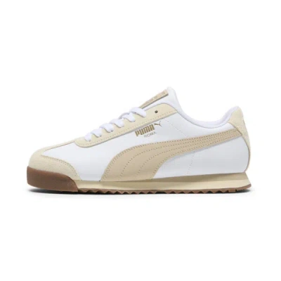 Puma Roma Almonds Women's Sneakers In White-putty-sugared Almond