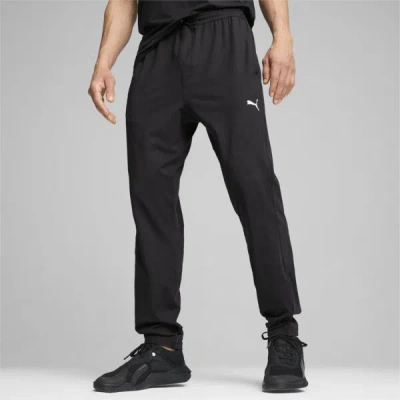 Puma Men's Run Favorite Moisture Wicking Tapered-fit Running Pants In Black