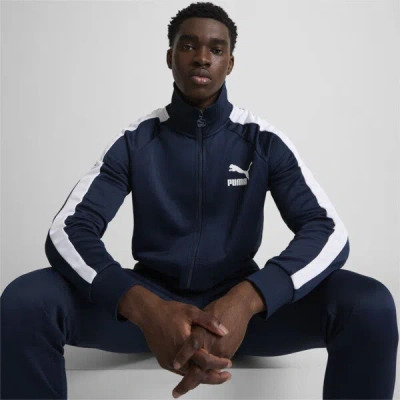 Puma T7 Iconic Men's Track Jacket In Club Navy