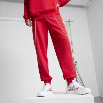 Puma Scuderia Ferrari Race Men's Sweatpants In Rosso Corsa