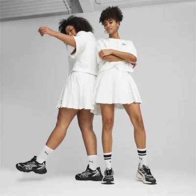 Puma Women's Better Classics Oversized Cropped T-shirt In White