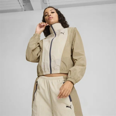 Puma Dare To Women's Modular Jacket In Alpine Snow-oak Branch