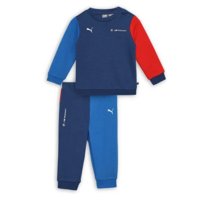 Puma Bmw M Motorsport 2-piece Toddlers' Jogger Set In Pro Blue-m Color