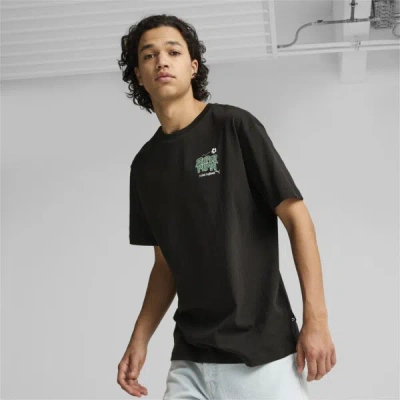 Puma Graphics Super  T-shirt Men In Black