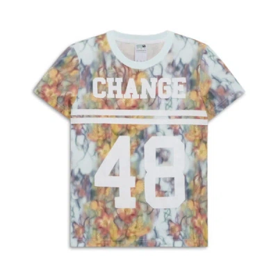 Puma X Collina Strada Cotton Graphic T-shirt In Frosted Dew-aop