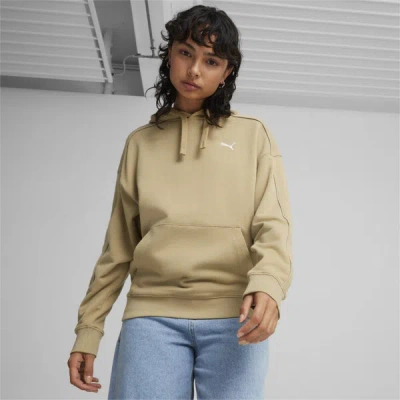 Puma Her Women's Hoodie In Prairie Tan
