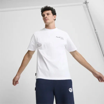 Puma Nyc Running Laps Men's T-shirt In White