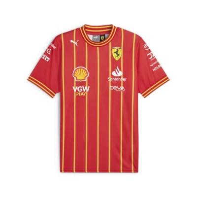 Puma Mens  Sf Team Soccer Jersey In Burnt Red