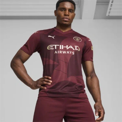 Puma Manchester City 24/25 Men's Authentic Third Soccer Jersey In Dark Jasper