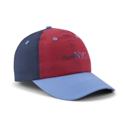 Puma Nyc Running Laps Women's Cap In Red/navy