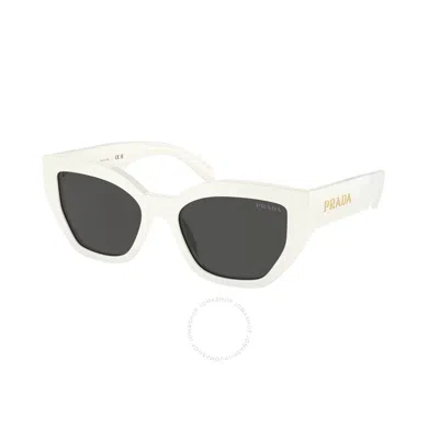 Prada Darl Grey Cat Eye Ladies Sunglasses Pr A09s 1425s0 53