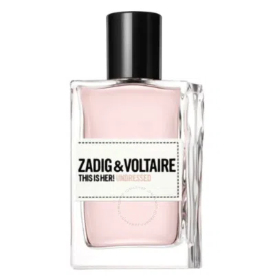 Zadig & Voltaire Ladies This Is Her Undressed Edp Spray 3.4 oz (tester) Fragrances 3423222086657