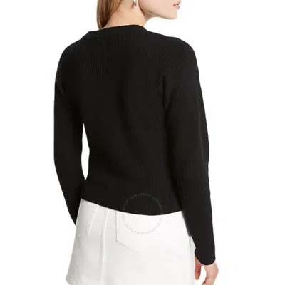Michael Kors Key Hole Cut- Out Sweater In Black