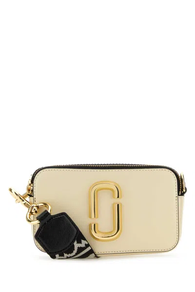 Shop Marc Jacobs Multicolor Leather The Snapshot Crossbody Bag In Cloudwhitemulti