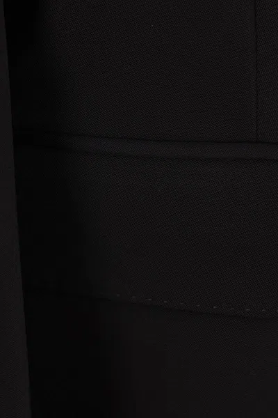 Balenciaga Double-breasted Wool Blazer In Black