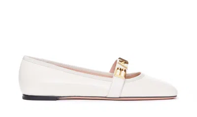 Shop Bally Flat Shoes In Beige