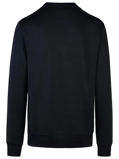 Shop Balmain 'silver  Vintage' Sweatshirt In Black