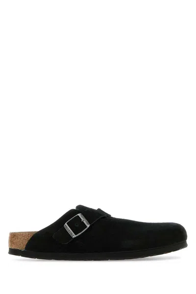 Shop Birkenstock Slippers In Black