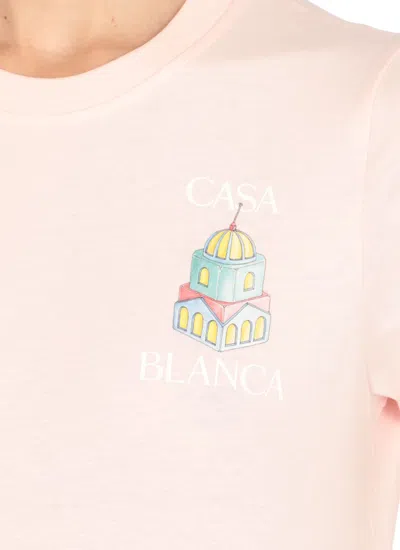 Shop Casablanca T-shirts And Polos Pink