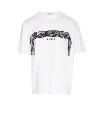 Shop Lanvin T-shirts And Polos In White