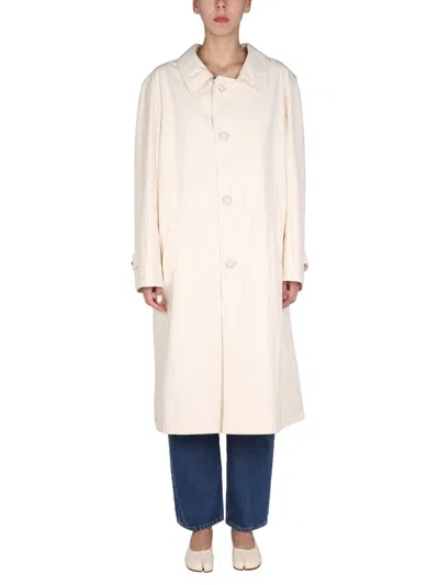 Maison Margiela Coats In Beige O Tan
