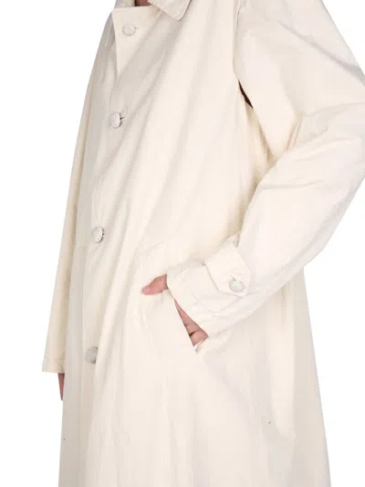 Shop Maison Margiela Coats In Beige O Tan