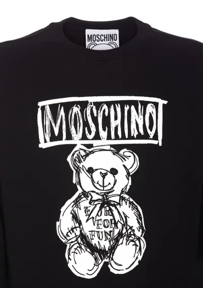 Shop Moschino Sweaters In Black