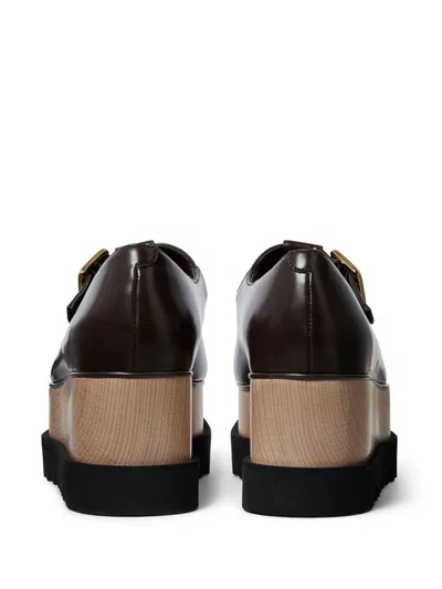 Shop Stella Mccartney Sneak-elyse Mary Janes In Brown