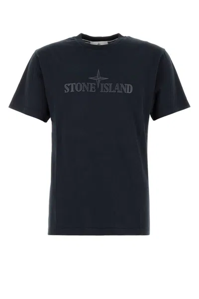 Shop Stone Island T-shirt In Blue