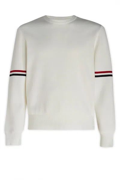 Shop Thom Browne Sweaters In White