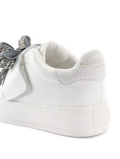 Kurt Geiger Laney Bow Sneaker In White