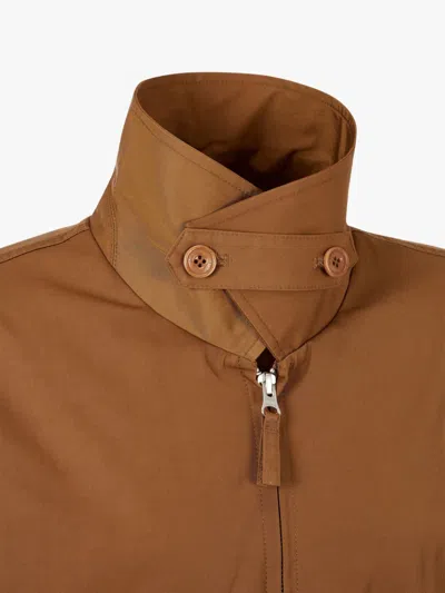 Studio Tomboy Zip-up Bomber Jacket In Brown