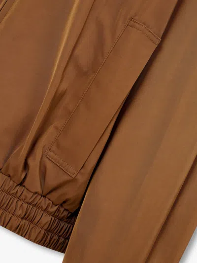 Studio Tomboy Zip-up Bomber Jacket In Brown