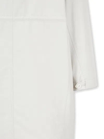 Studio Tomboy High-neck Parka Coat In White