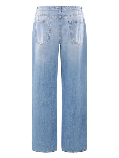 The Row Eglitta Straight-leg Denim Pants In Blue
