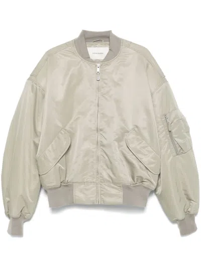 Shop Entire Studios Broad Bomber Jacket In Grey