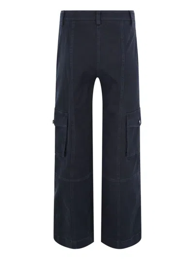 Shop Twp Coop Cargo Trousers In Blue