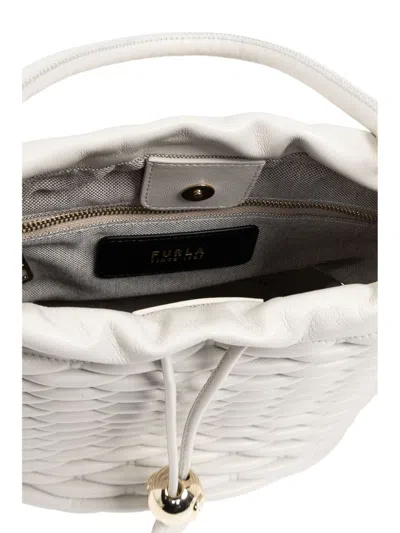 Furla Mionido Mini Tote Bag In White