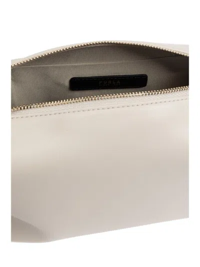 Furla Nuvola Mini Cross Body Bag In Neutrals
