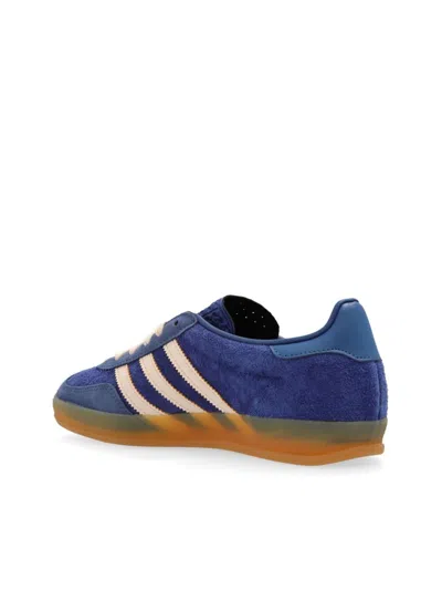 Shop Adidas Originals Gazelle Indoor Trainers In Blue