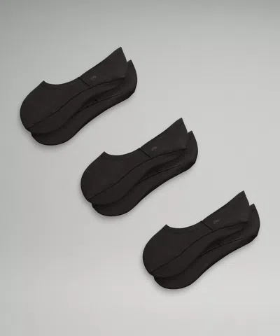 LULULEMON UNISEX SMOOTH AND SLEEK NO-SHOW SOCKS 3 PACK 