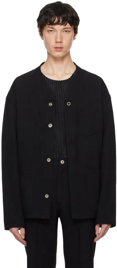 Shop Kozaburo Black Chur Jacket