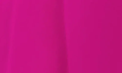 Vince Camuto Shawl Collar Long Sleeve Satin Dress In Pink