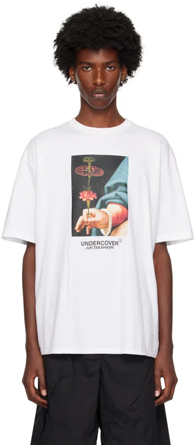 Shop Undercover White Graphic T-shirt