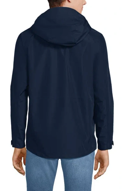 Lands' End Waterproof Rain Jacket In Radiant Navy