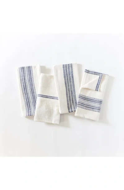 Creative Women Aden Napkins In Navy Stripe