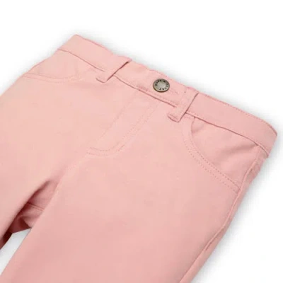 Hope & Henry Baby Girls' Ponte Pull-on Jegging, Infant In Rose Jegging