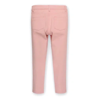 Hope & Henry Baby Girls' Ponte Pull-on Jegging, Infant In Rose Jegging