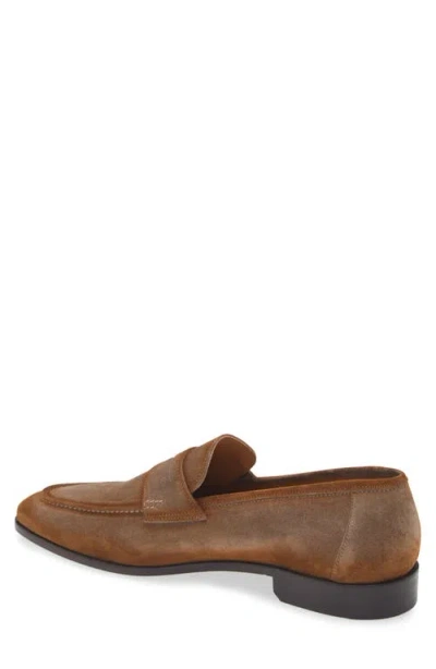 Mezlan Caro Penny Loafer In Taupe